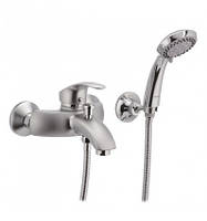 Змішувач для ванни з коротким виливом Hb MARS 009 SATIN