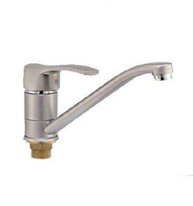 Змішувач для кухні Hb FOCUS 555 ГАЙКА нержавійка