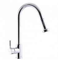 Змішувач для кухні з висувною лійкою MX PREMIUM HANS 014