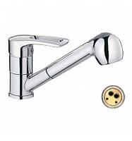 Змішувач для кухні з висувною лійкою Hb HAMAN 014