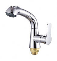 Змішувач для кухні з висувною лійкою ZX Z6033