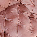 Кресло розовое на черных ножках их металла Intarsio Magic Рожевий (MAGICP52), фото 3