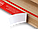 Кур'єрський гофропакет, самосборный, відривна стрічка, білий, 244х45х344 мм, фото 2
