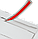 Кур'єрський гофропакет, самосборный, відривна стрічка, білий, 244х45х344 мм, фото 3