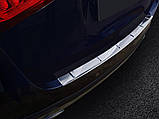 Захисна накладка на задній бампер для Mercedes-Benz GLE-Class II W167 2019+ /нерж.сталь/, фото 2