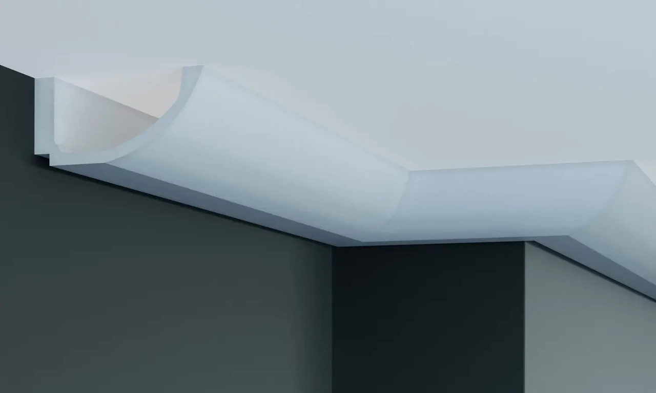 Стельовий плінтус Gaudi P883 (6х12,5)см, довжина 2м