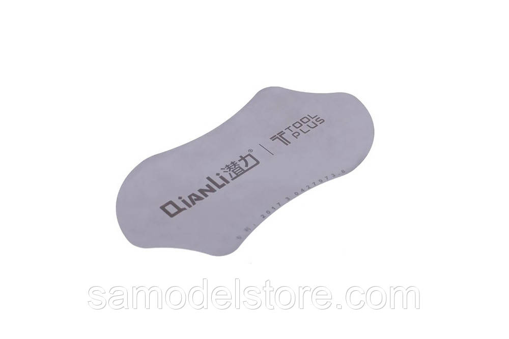 Металева пластина QianLi для розбирання телефона 0,1 мм., фото 1