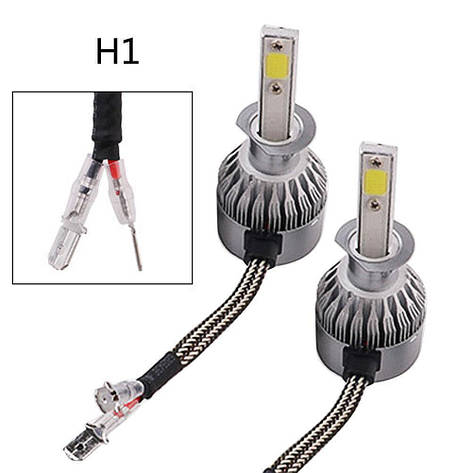 Світлодіодні автомобільні лампи Led h7 з цоколем BF, фото 2