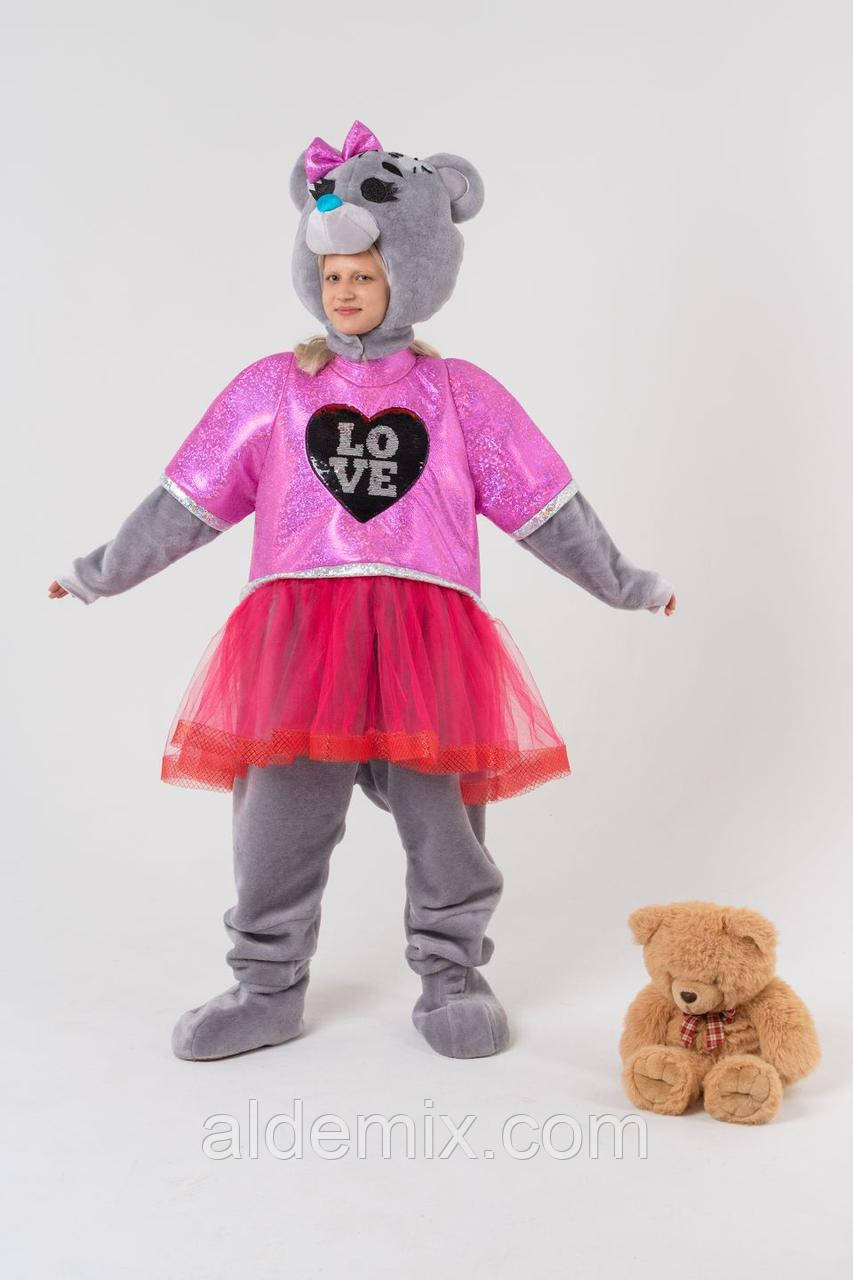 Ведмедик Тедді дівчинка "Teddy Bear" карнавальний костюм для аніматорів, фото 1