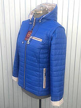 Курточка-жилетка трансформер жіноча демісезонна осіння. Розміри від 42 до 70 колір електрик