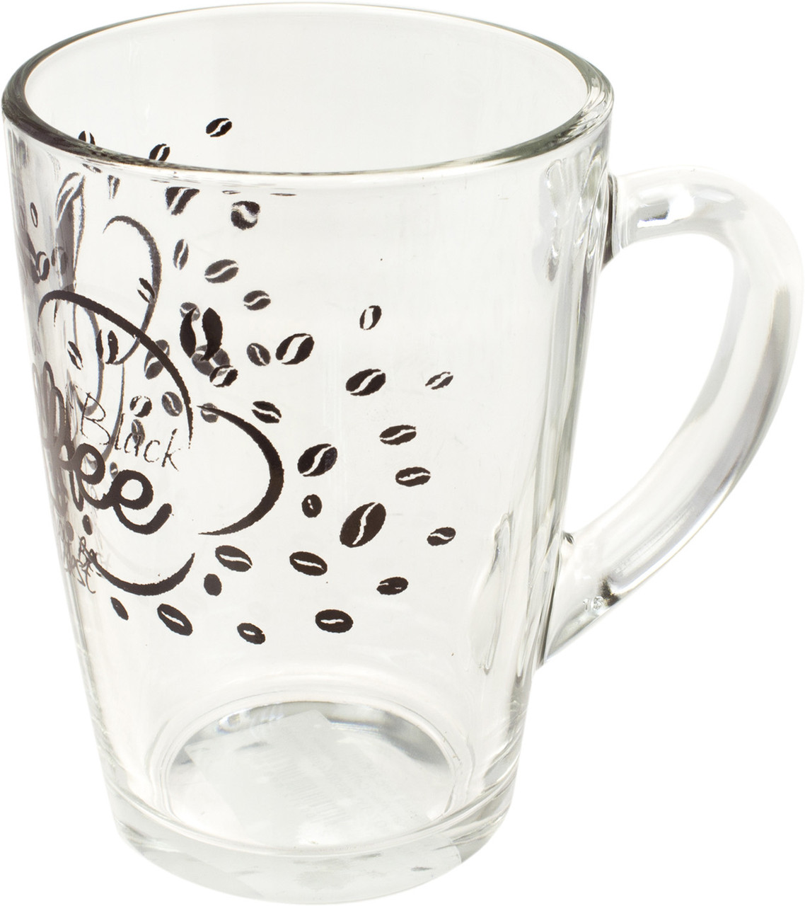 Чашка скло 300мл "Капучіно.Coffee" коричн. №07c1334/85004499/Галерея/(20)