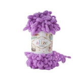 Пряжа Alize Puffy петелькова пряжа для в'язання без спиць № 378 - орхідея
