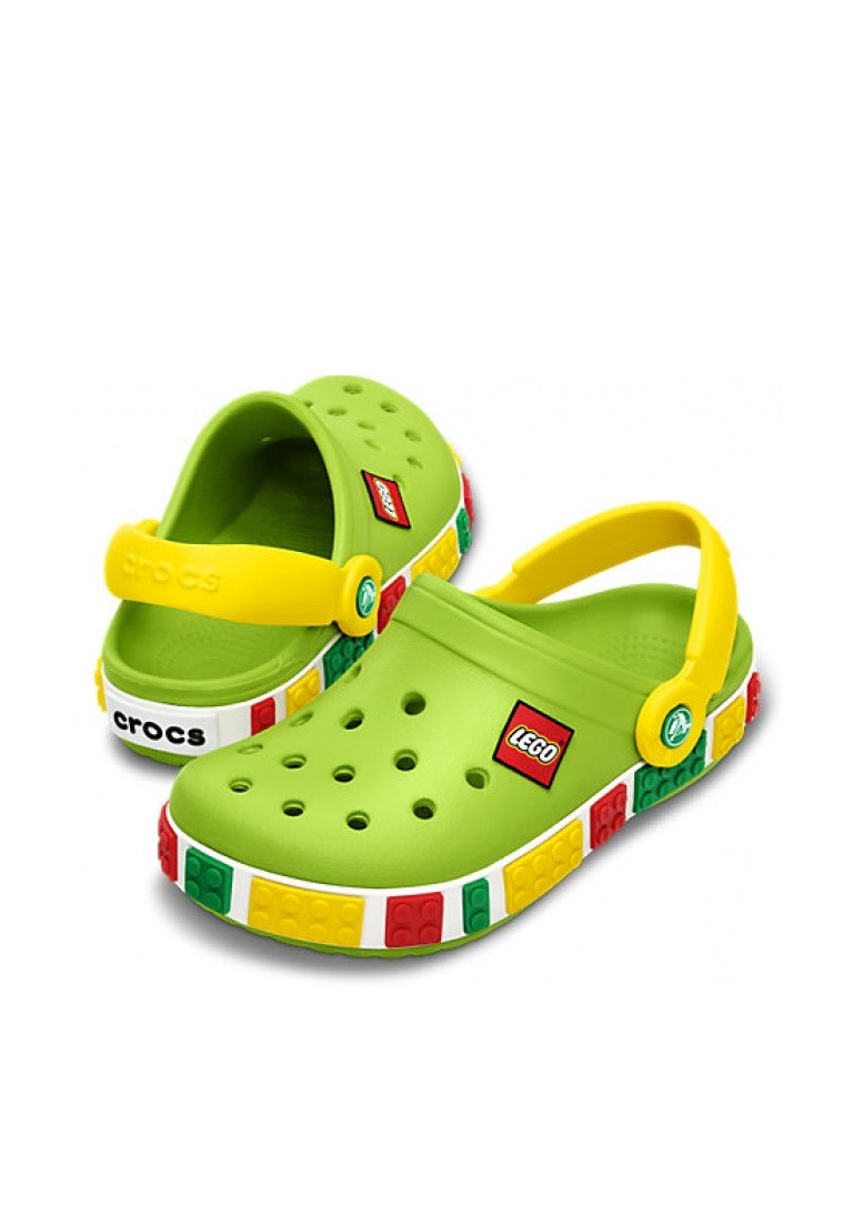 Сабо Crocs LEGO Kids Clog 29 р 17.9-18.6 см Дитячі Зелені 12080-37B-C12/13 Green, фото 1