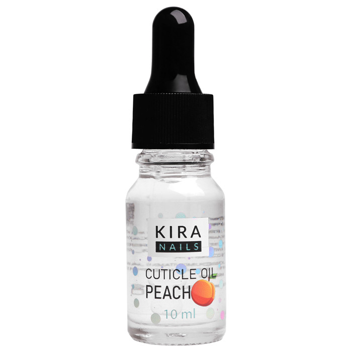 Олія для кутикули Kira Nails Cuticle Oil Peach, 10 мл