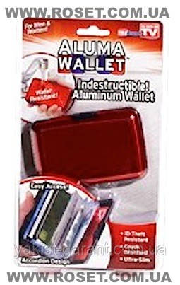Гаманець водостійкий алюмінієвий Aluma Wallet Алюма Уолет, фото 1