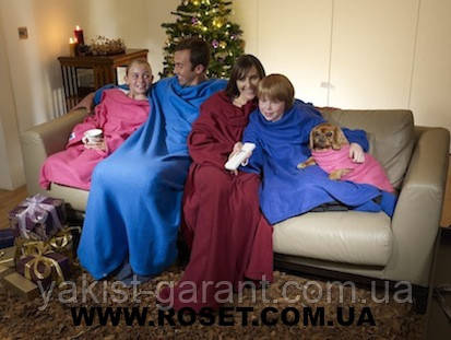 Плед з рукавами SNUGGIE BLANKET (синій), фото 1