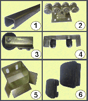 Комплект "МПЦ-4" (до 300 кг) з оцинкованої шиною