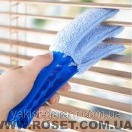 Щітка потрійна для чищення жалюзі і радіаторів, фото 1