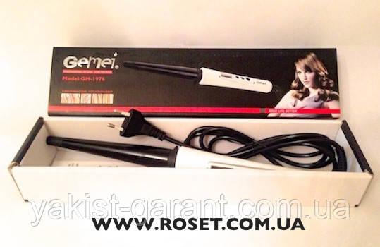 Плойка конусна Gemei Professional Degital Curling Iron GM - 1976, фото 1