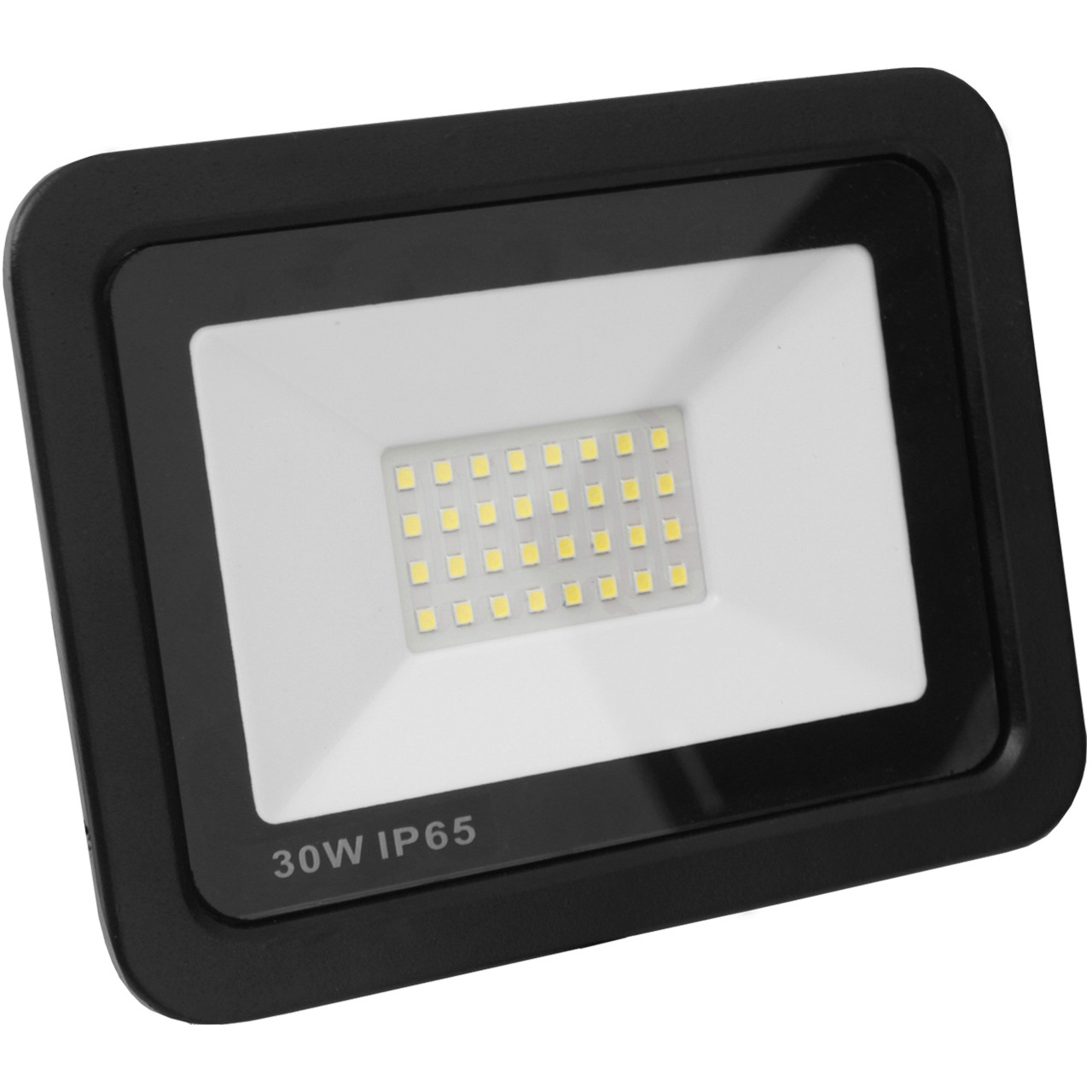 Світлодіодний EUROLAMP LED SMD Прожектор чорний з радіатором NEW 30 W 6000 K