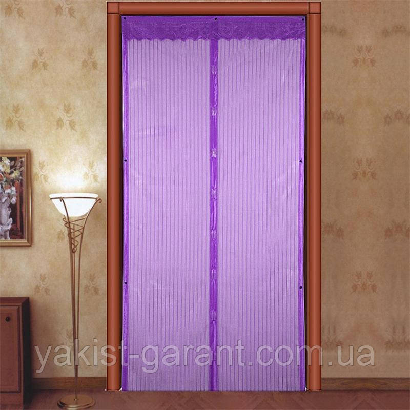 Дверна антимоскітна сітка на магнітах 210 * 100 см, фото 1