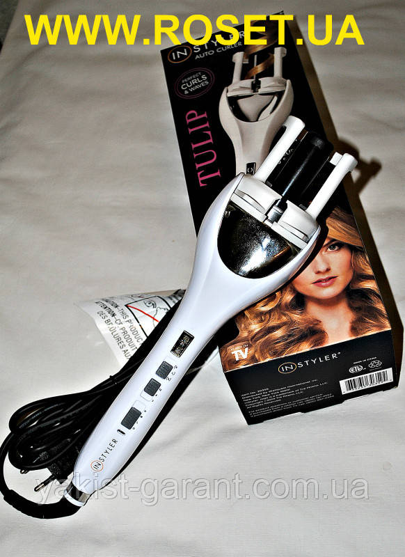 Плойка для завивки волосся Инстайлер Туліп Instyler Auto Curler Tulip - кращий прилад для ідеальних локонів, фото 1