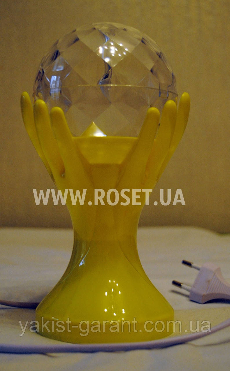 LED Диско-лампа проектор у вигляді трофея (LED Full Color Rotating Lamp), фото 1