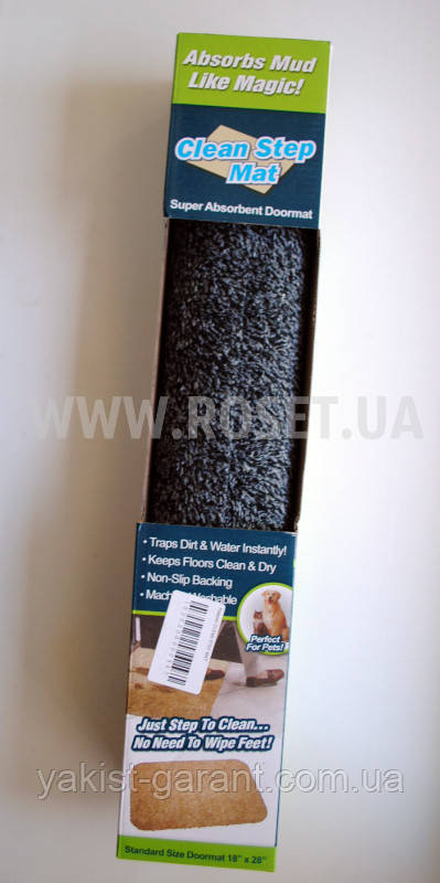 Супервбираючий придверной килимок - Clean Step Mat, фото 1