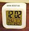 Настільний Годинник-Будильник 7 LED Color Changing Alarm Clock, фото 6