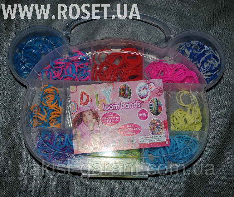 Loom Bands "Ведмедик" - набір резинок для плетіння, фото 1