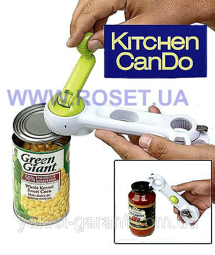 Універсальна кухонна відкривачка Kitchen CanDo 6 в 1, фото 1