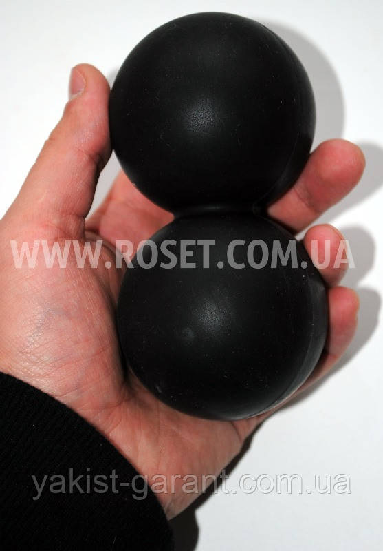 Масажер для спини - DuoBall Rad Roller (Чорний), фото 1