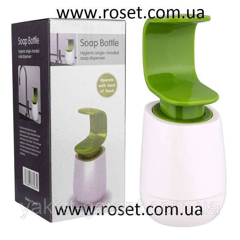 Дозатор рідкого мила З-стилю - Soap bottle Hygienic., фото 1