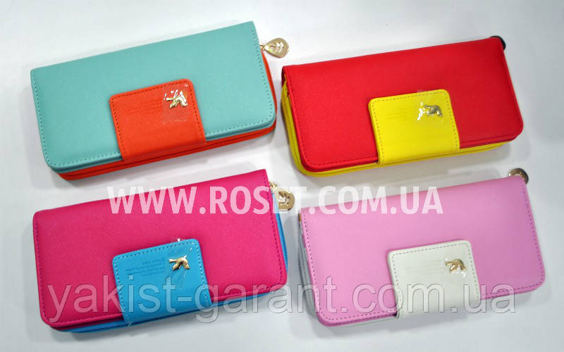 Клатч жіночий гаманець - Колібрі, фото 1