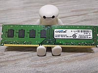 Оперативная память 4gb Crucial 2Rx8 DDR3-1600Mhz PC3-12800U (Intel/AMD)