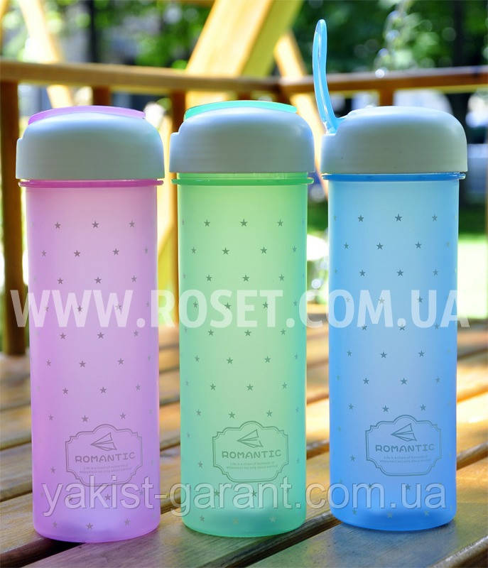 Пляшка-стакан - Romantic з кільцем 500 мл, фото 1