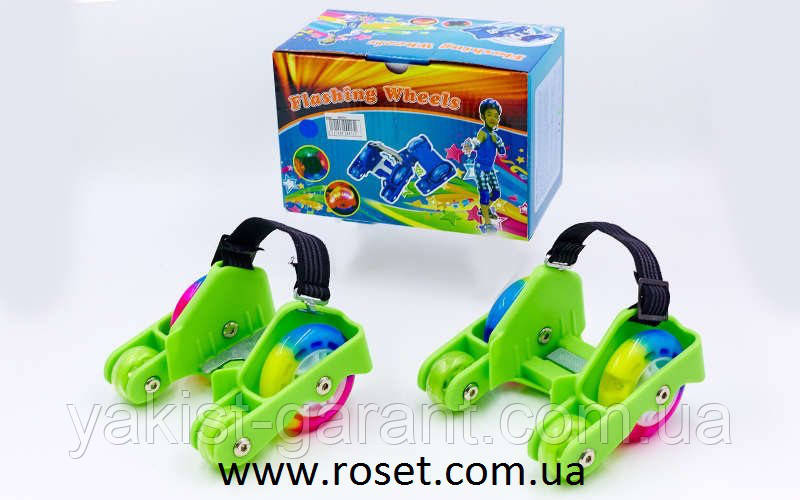 Ролики на п'яту - Flashing Wheel, фото 1