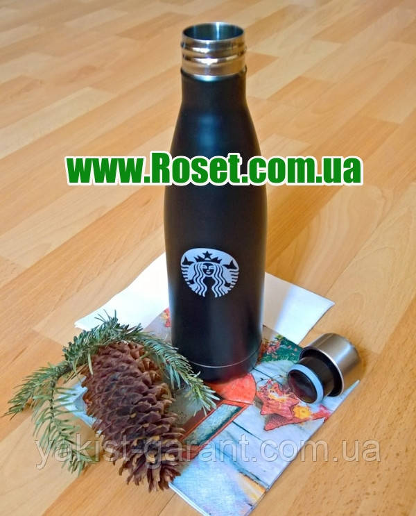 Thermo bottle (термобутылка), термокружка (термос) Starbucks (Старбакс) Vacuum cap Big, фото 1