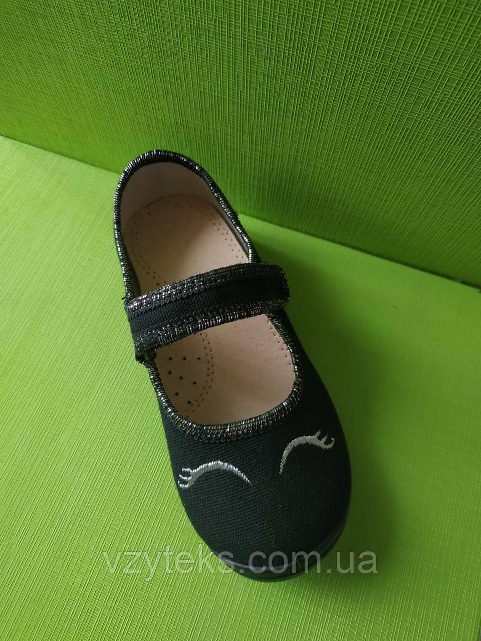 Туфлі дитячі трикотаж на липучці Літма, фото 1