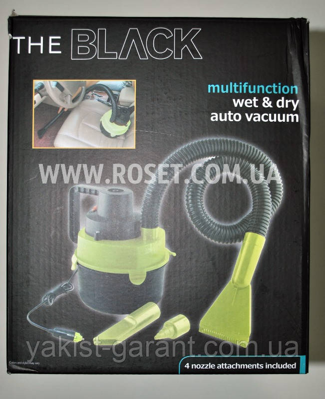 Автомобільний пилосос - The Black 120 W, фото 1