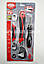 Набір універсальних самозажимных ключів - Snap n Grip + викрутка магнітна з 6-ма насадками (бітами), фото 2