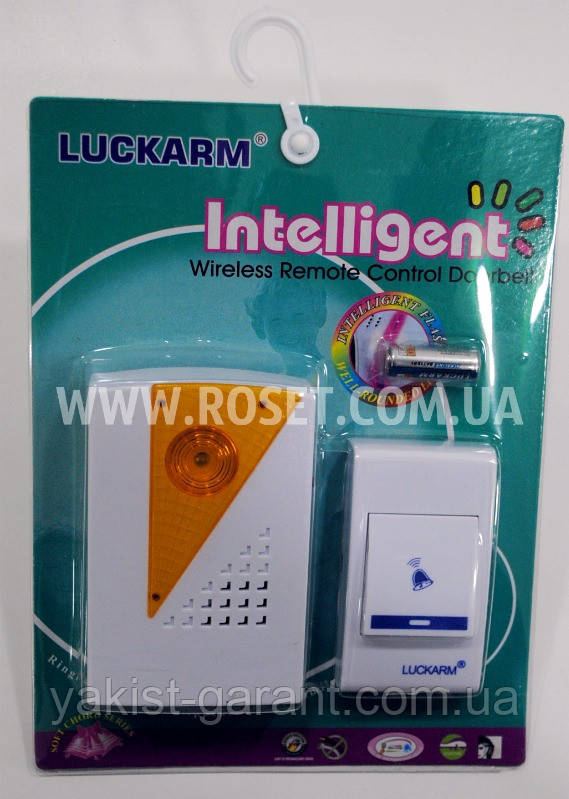 Бездротовий дверний дзвінок з цифровим керуванням - Luckarm Intelligent 006, фото 1