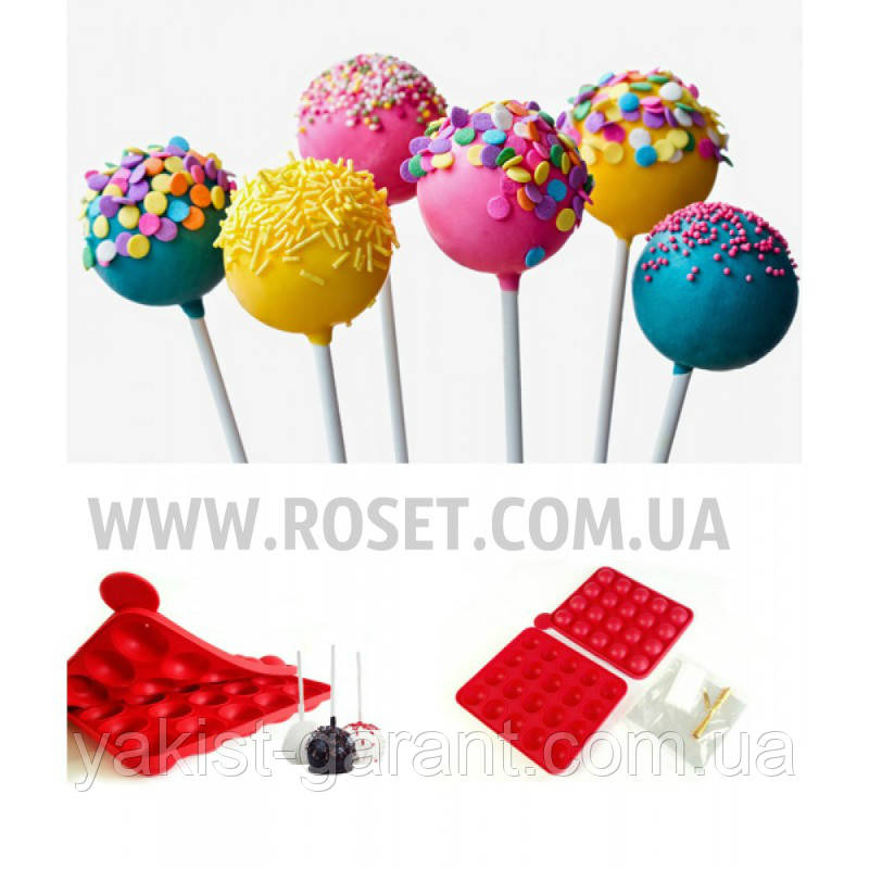 Силіконові формочки для випічки Pop Cake (Поп Кейків) - Party Lolli Cakes, фото 1