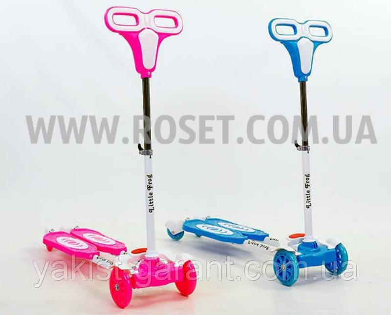 Самокат-трайк чотириколісних - Little Frog C-4306 (Синій, Рожевий), фото 1