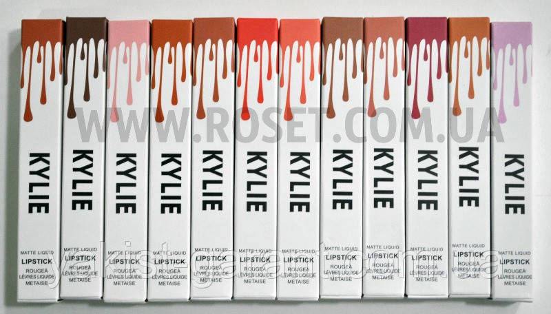 Набір рідких матових помад - Kylie Matte Lipstick 12 pcs, фото 1