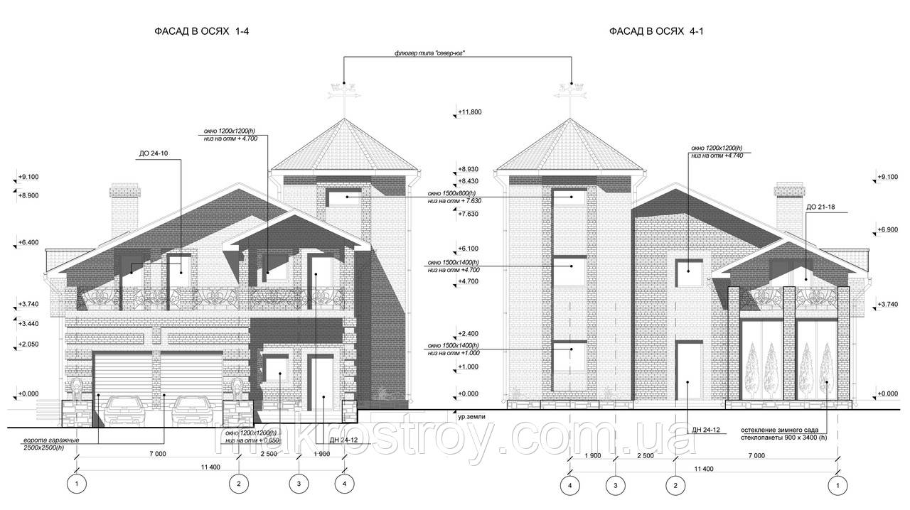 Проект дома MS104 с мансардой и с гаражом - фото 8 - id-p220924235