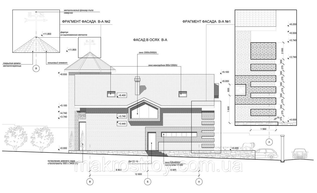 Проект дома MS104 с мансардой и с гаражом - фото 10 - id-p220924235