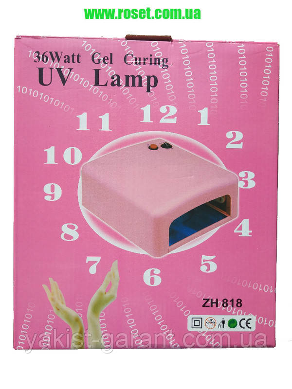 Ультрафіолетова лампа UV Lamp 36 Watt Gel Curing (ZH 818), фото 1