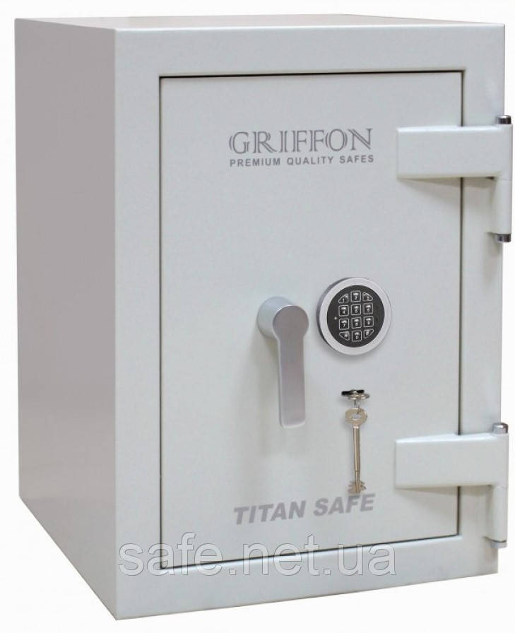Сейф вогнезламостійкий Griffon CLE II.68.K.E CREAM (ВxШxГ:686x500x500) 2 клас + LFS 30P сейф від злому та вогню