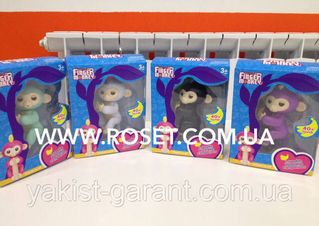 Інтерактивна ручна мавпочка Fingerlings Baby Monkeys, фото 1